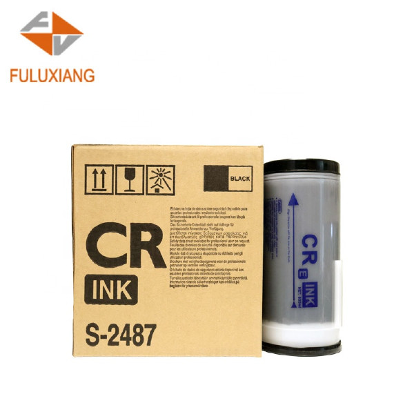 FULUXIANG Compatible CR INK S-2478 Duplicator Ink For Riso CR 1610 1630 black printer Color Ink Cartridge