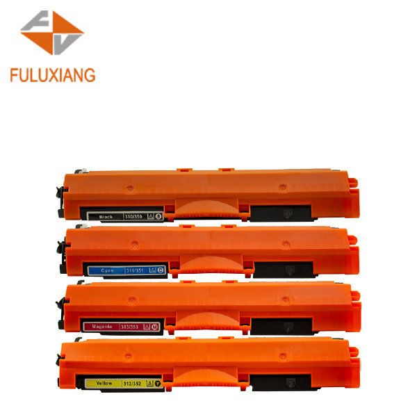 FULUXIANG 126A CE310A CE311A CE312A CE313A for HP Laser CP1025/CP1025NW/M715A Printer Toner Cartridge